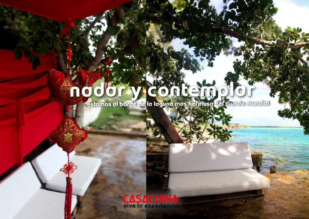 Casa China Bacalar Hotell Exteriör bild